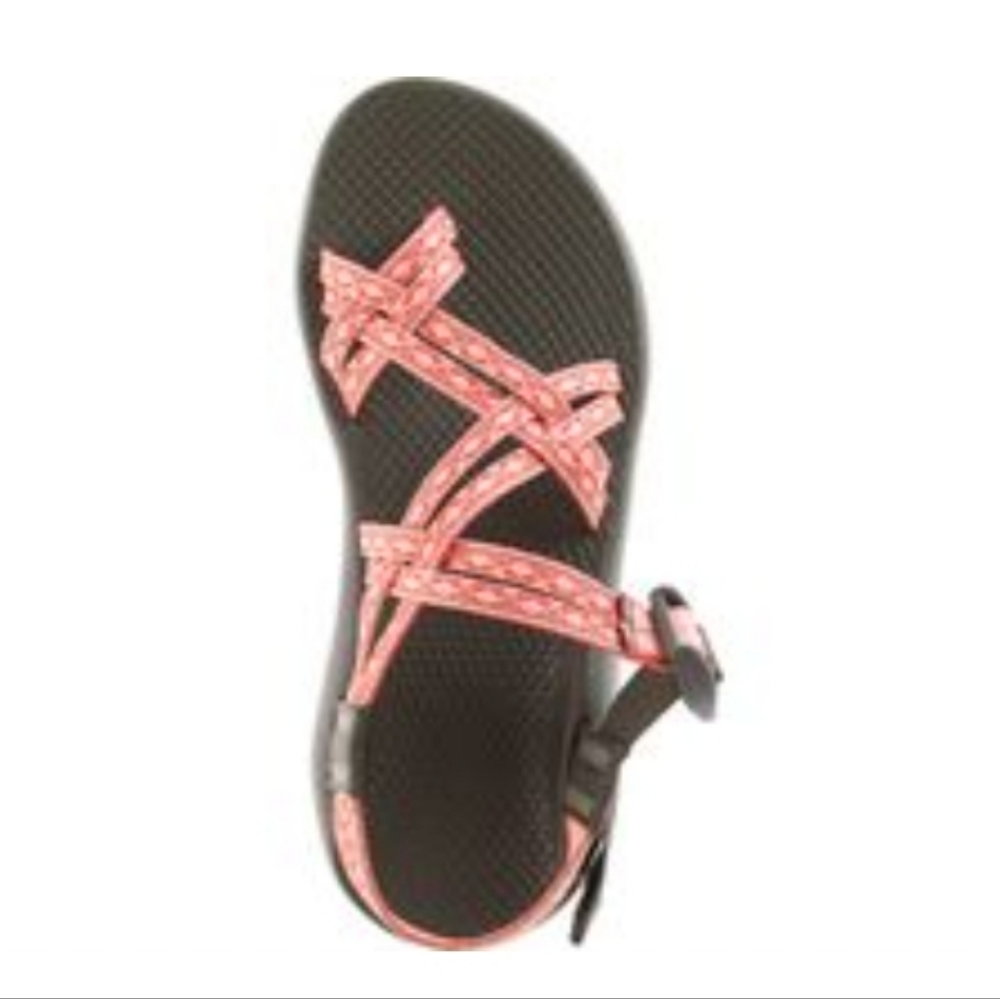 Chaco Women's ZX/2 Classic Double Strap Sports Sandals, Red Orange, Sz 9